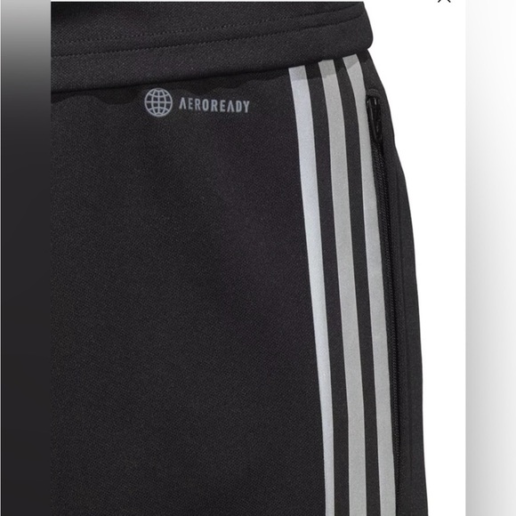 NWT Adidas Men’s Tiro 23 Reflective 3–Stripe Track Pants Black/Silver Sz 2XL - Picture 3 of 16